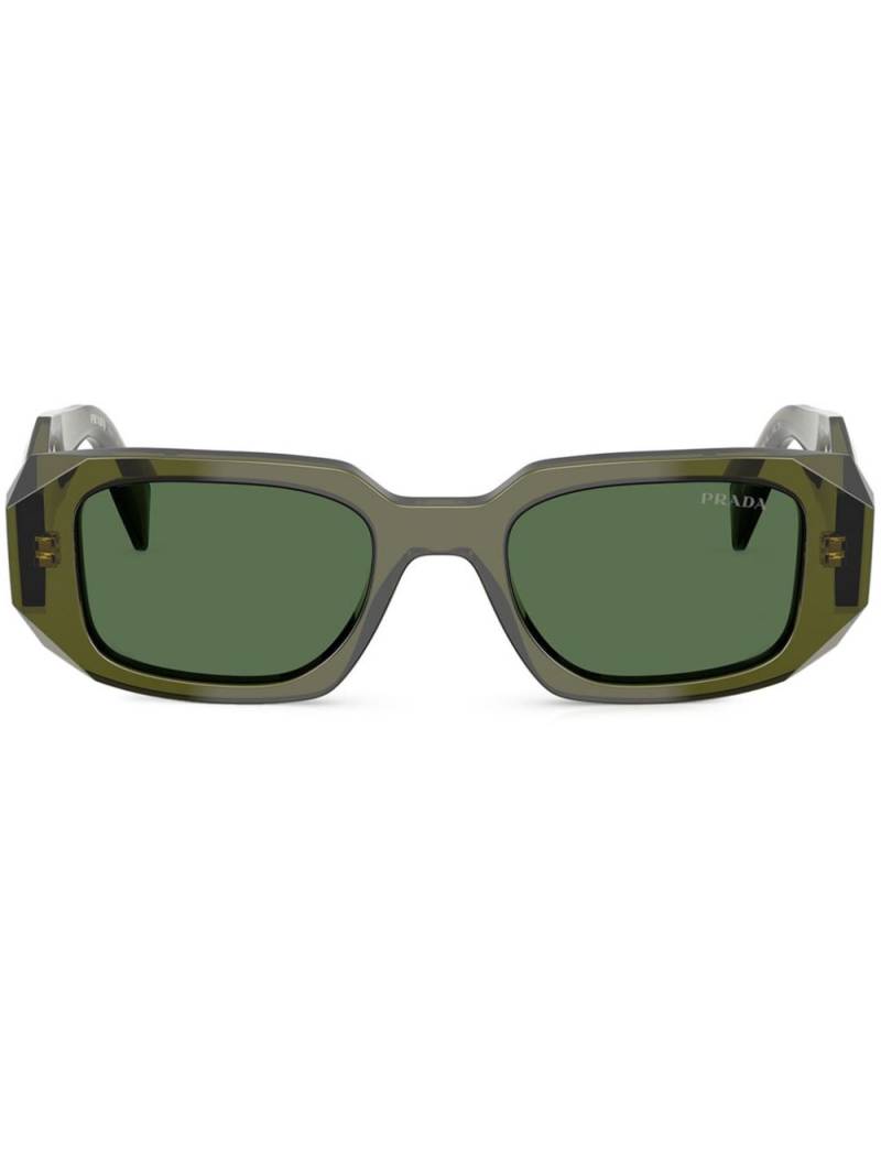 Prada Eyewear rectangle-frame sunglasses - Green von Prada Eyewear