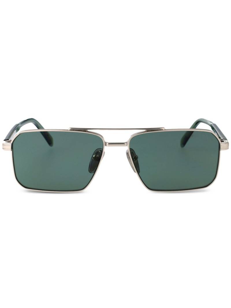 Prada Eyewear rectangle-frame sunglasses - Silver von Prada Eyewear