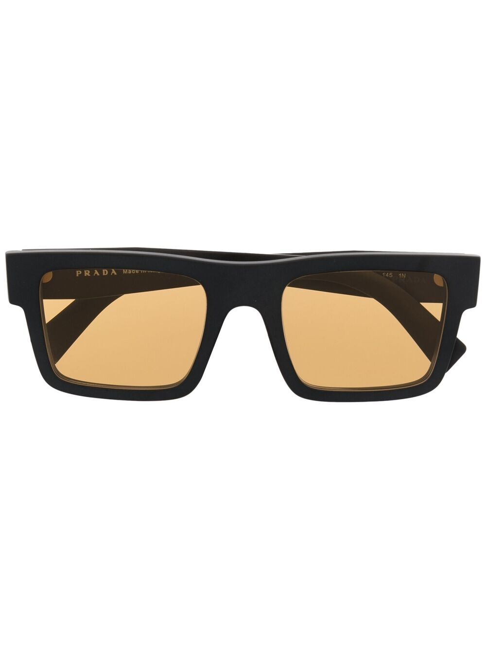 Prada Eyewear rectangle-frame tinted sunglasses - Black von Prada Eyewear