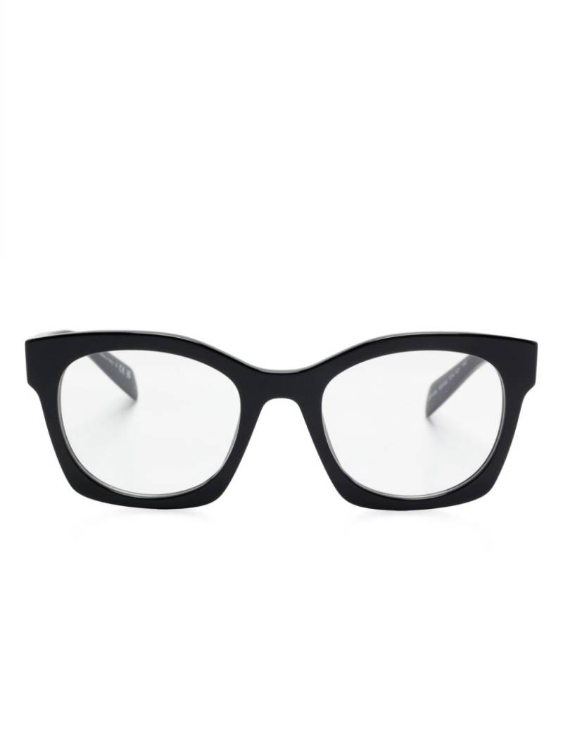 Prada Eyewear square-frame glasses - Black von Prada Eyewear