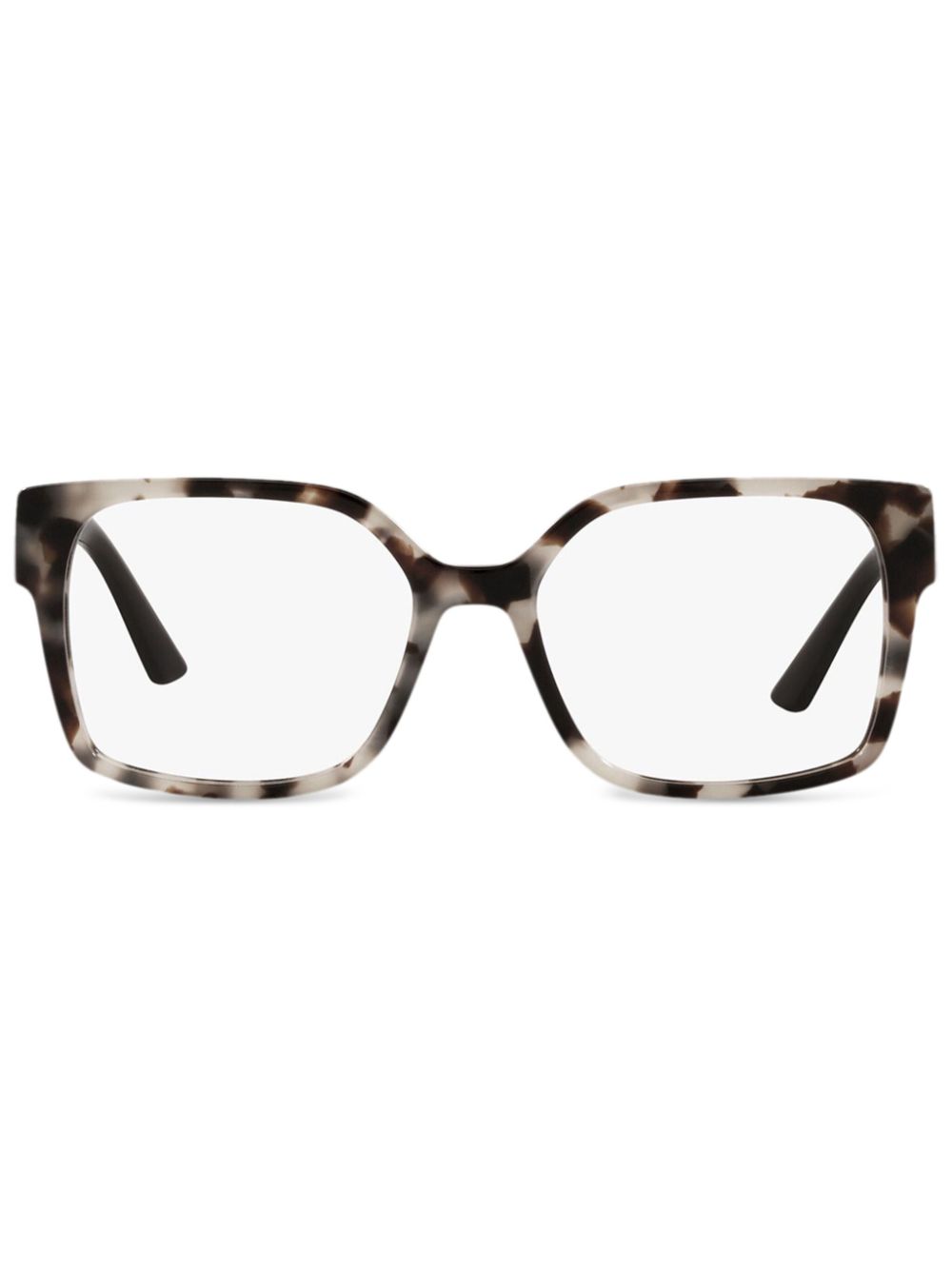 Prada Eyewear square-frame glasses - Black von Prada Eyewear