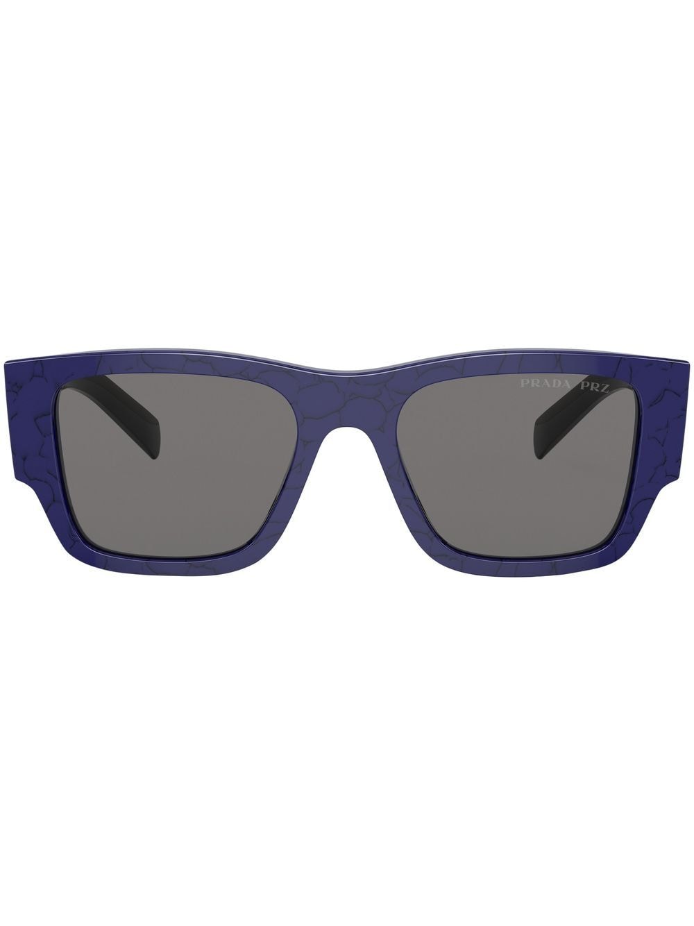 Prada Eyewear square-frame logo sunglasses - Blue von Prada Eyewear