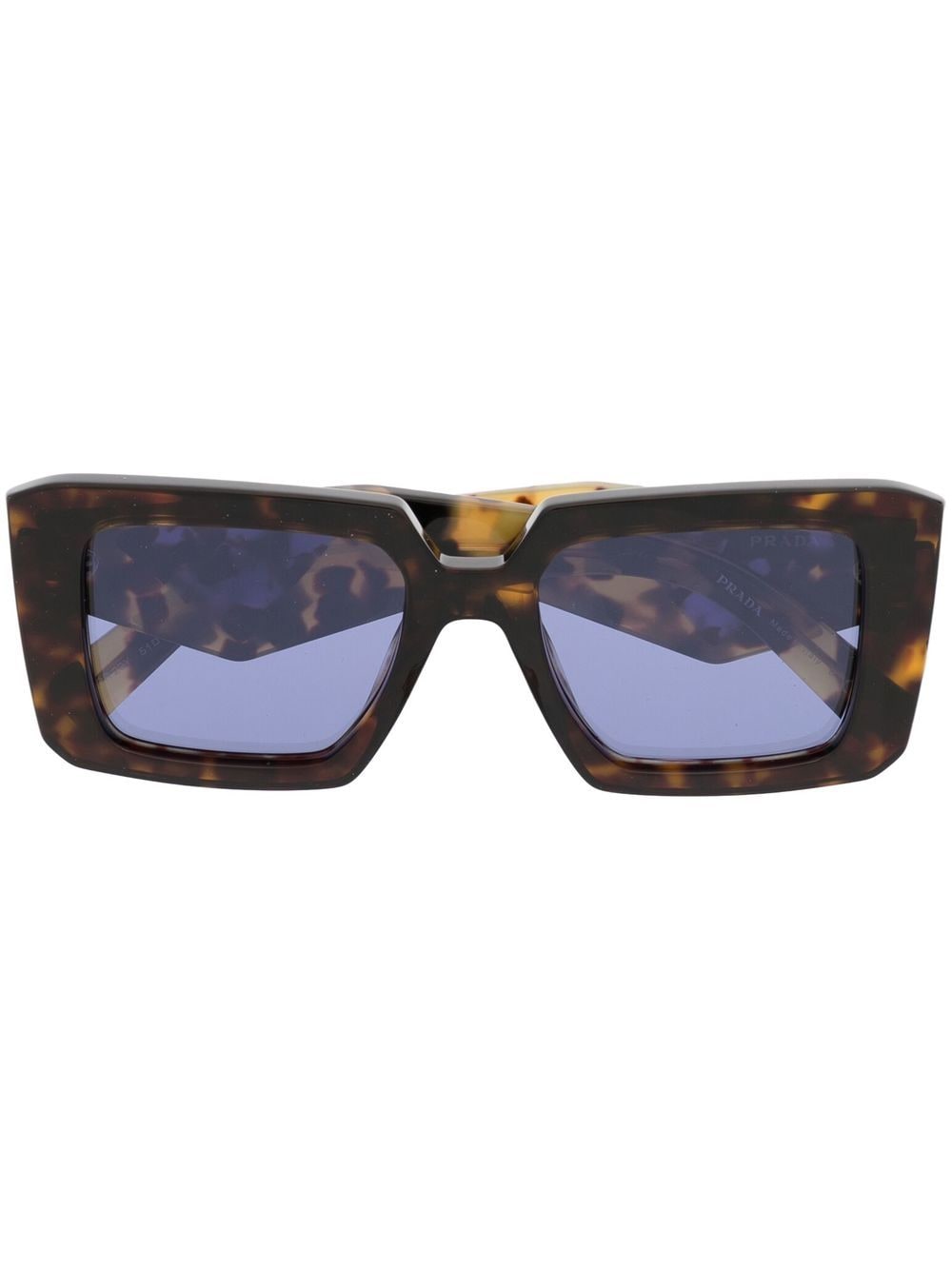 Prada Eyewear square-frame sunglasses - Brown von Prada Eyewear