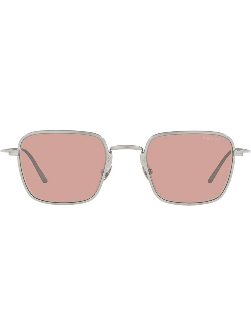 Prada Eyewear square-frame sunglasses - Silver von Prada Eyewear