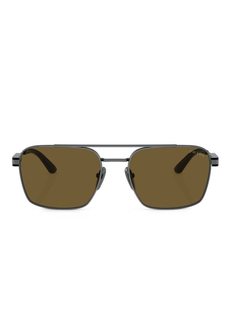 Prada Eyewear square-frame tinted lenses sunglasses - Grey von Prada Eyewear