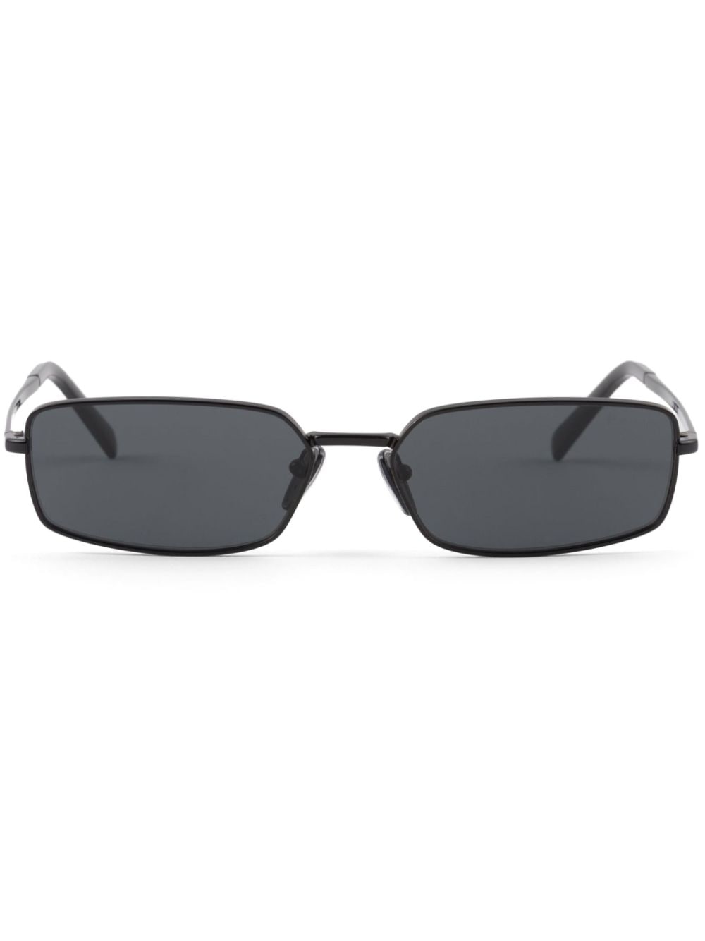 Prada Eyewear tinted rectangle-frame sunglasses - Black von Prada Eyewear