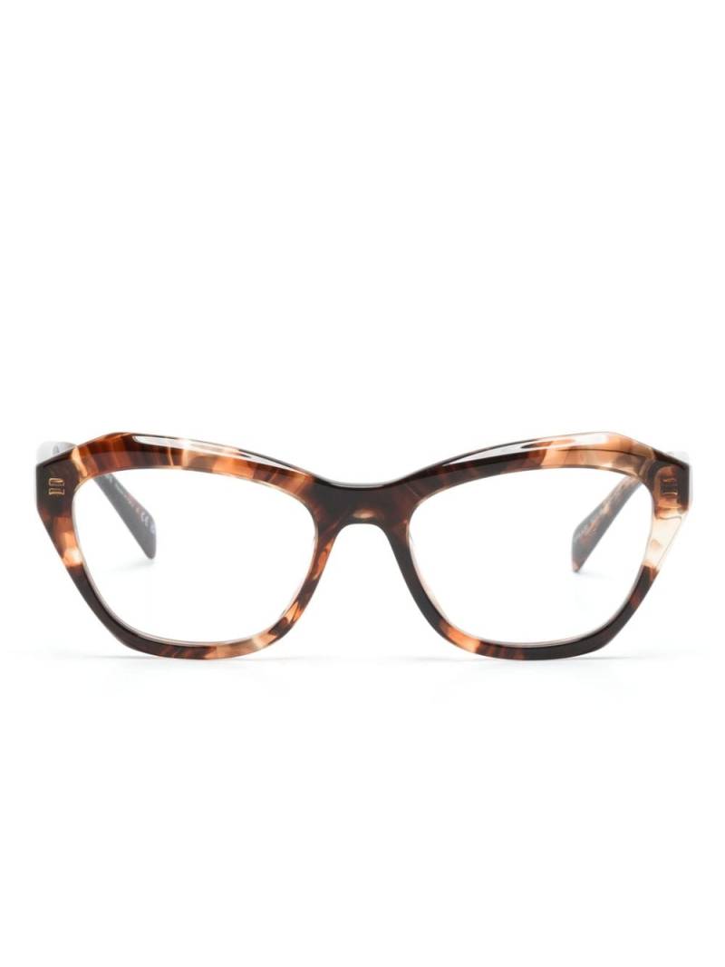 Prada Eyewear tortoiseshell cat-eye glasses - Brown von Prada Eyewear