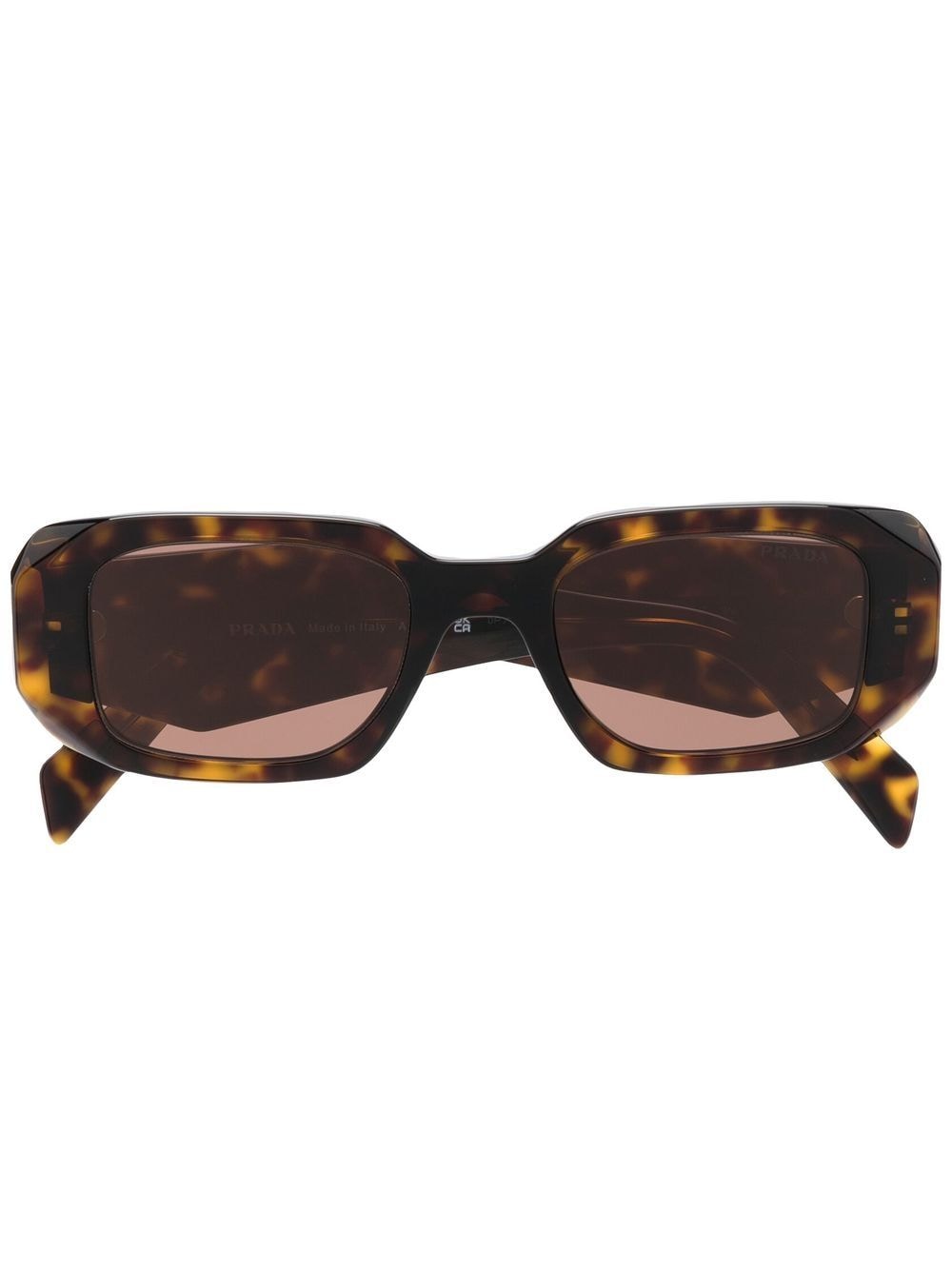 Prada Eyewear tortoiseshell-effect square-frame sunglasses - Brown von Prada Eyewear