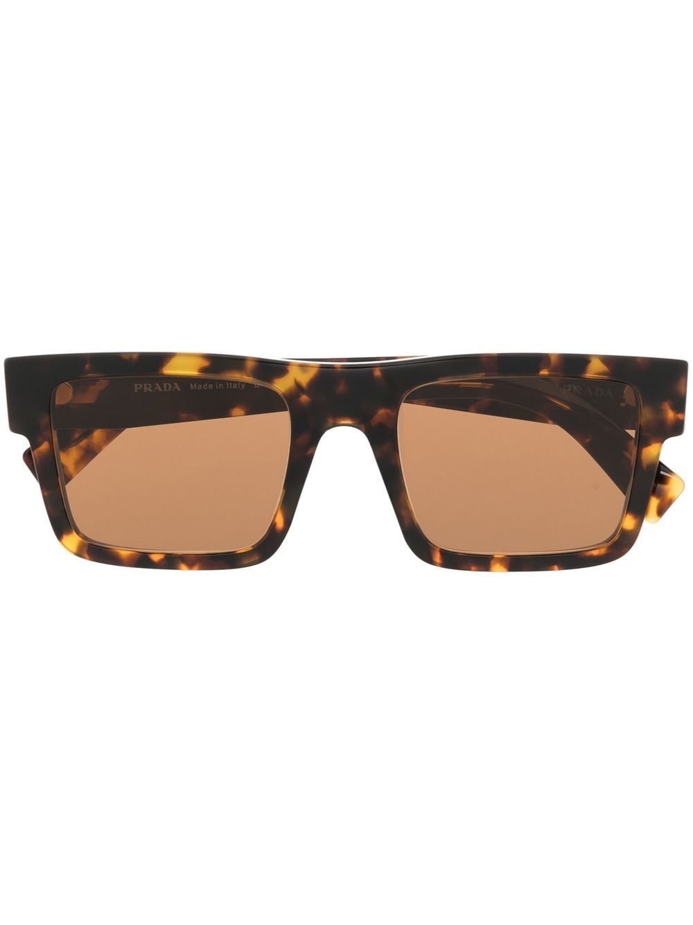 Prada Eyewear tortoiseshell-effect square-frame sunglasses - Brown von Prada Eyewear