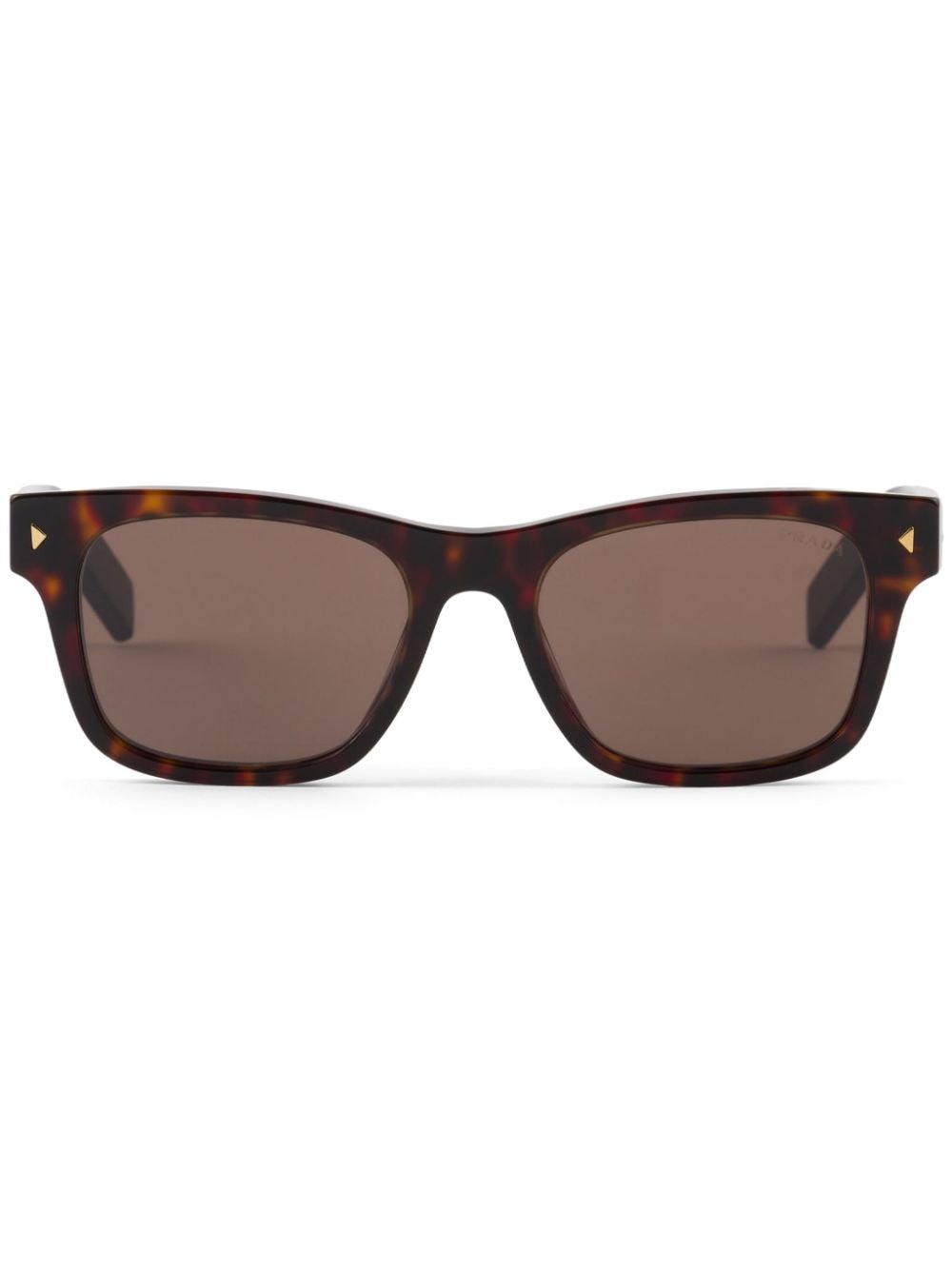 Prada Eyewear tortoiseshell-effect square-frame sunglasses - Brown von Prada Eyewear