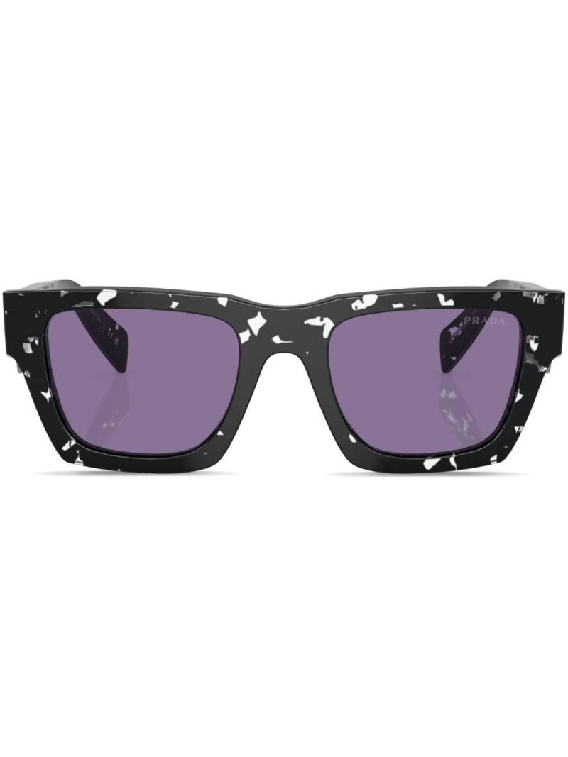 Prada Eyewear tortoiseshell-effect square sunglasses - Black von Prada Eyewear