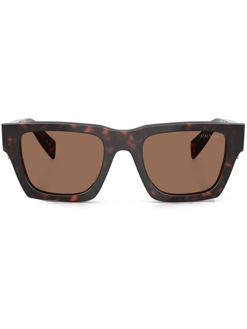 Prada Eyewear tortoiseshell-effect square sunglasses - Brown von Prada Eyewear