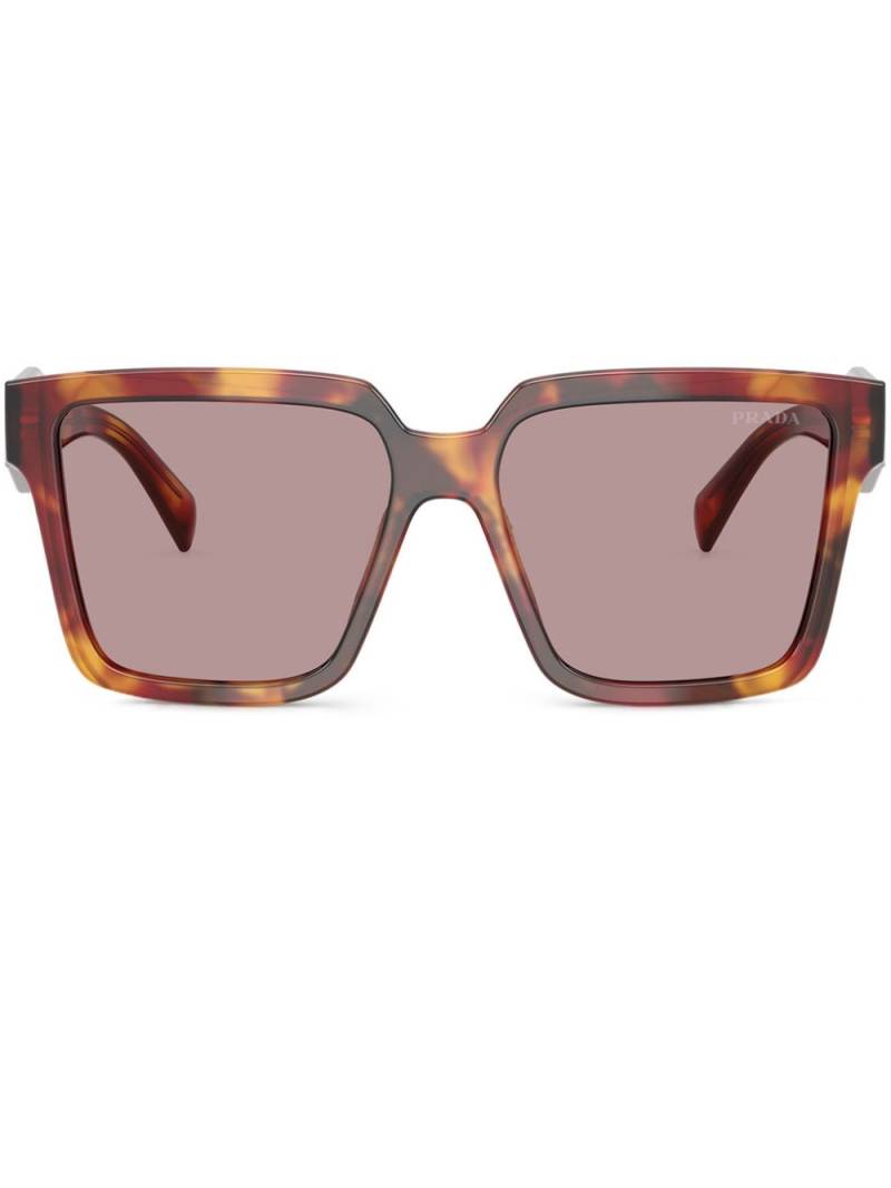 Prada Eyewear tortoiseshell-effect square sunglasses - Brown von Prada Eyewear