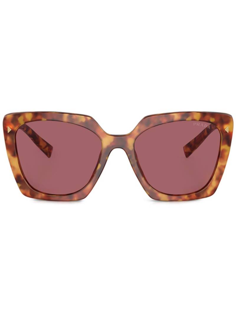 Prada Eyewear tortoiseshell-effect sunglasses - Brown von Prada Eyewear