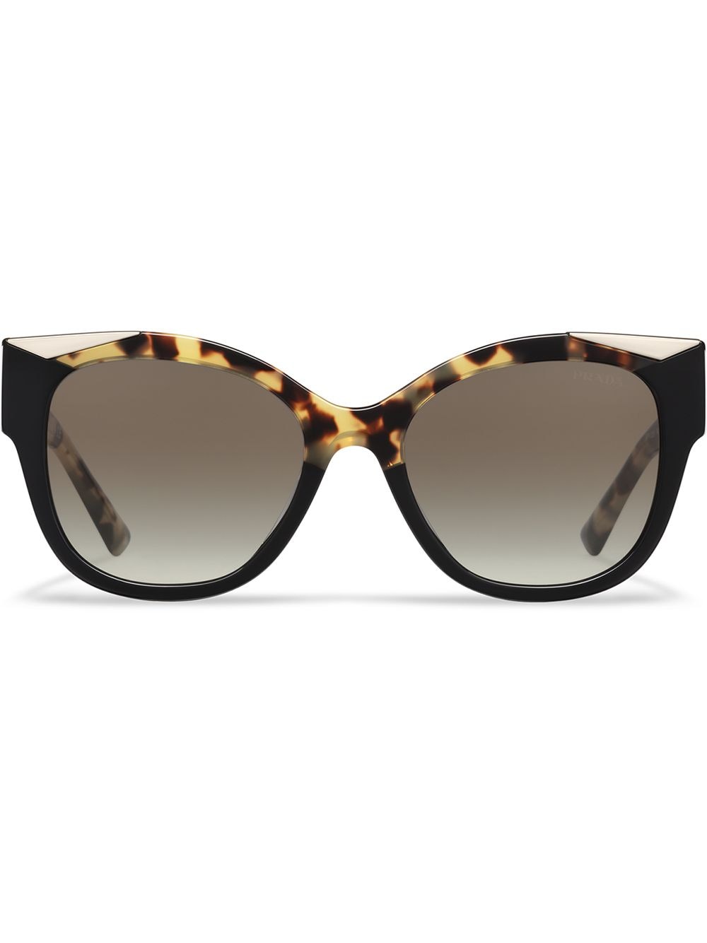 Prada Eyewear tortoiseshell-effect tinted sunglasses - Grey von Prada Eyewear