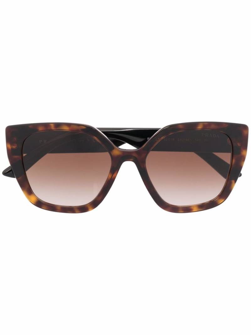 Prada Eyewear tortoiseshell-frame sunglasses - Brown von Prada Eyewear