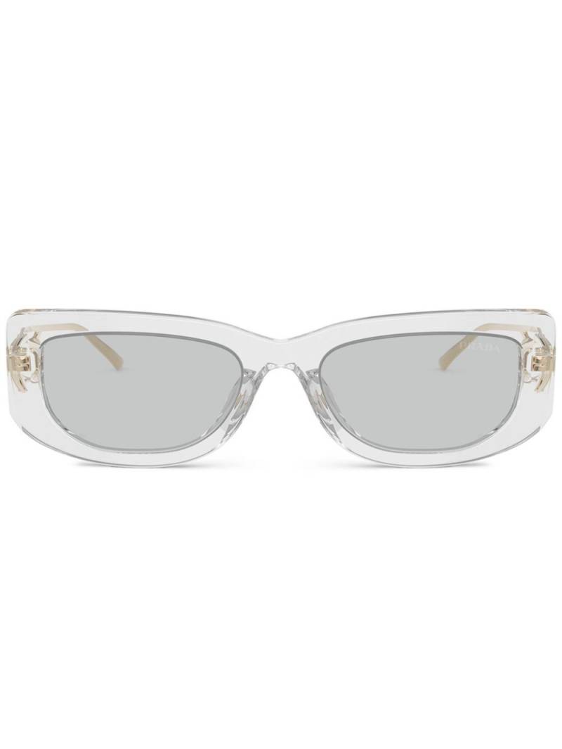 Prada Eyewear triangle-logo sunglasses - Grey von Prada Eyewear