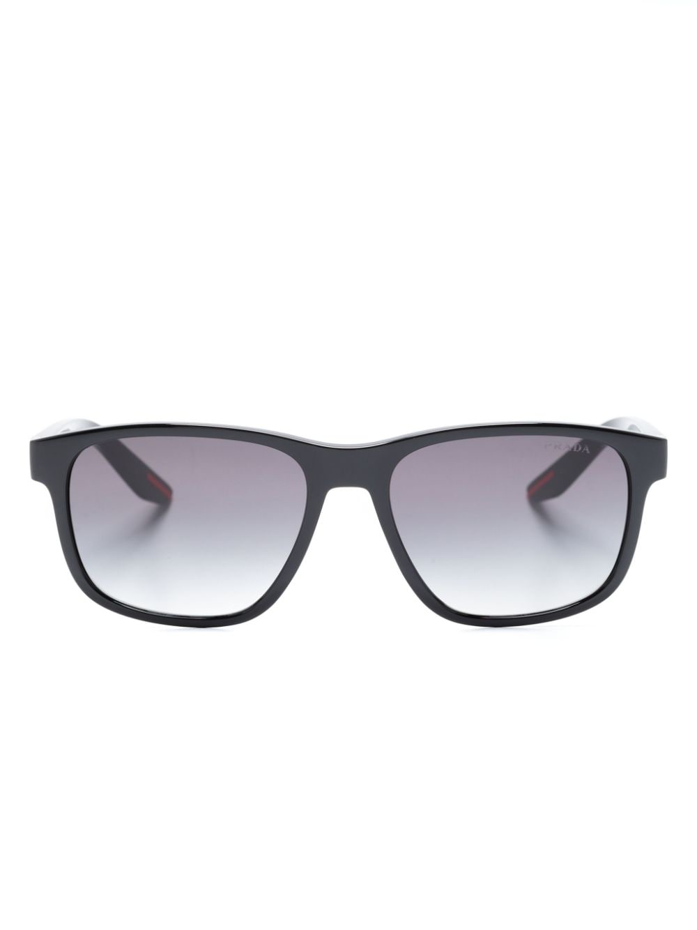 Prada Linea Rossa Linea Rossa-logo square sunglasses - Black von Prada Linea Rossa