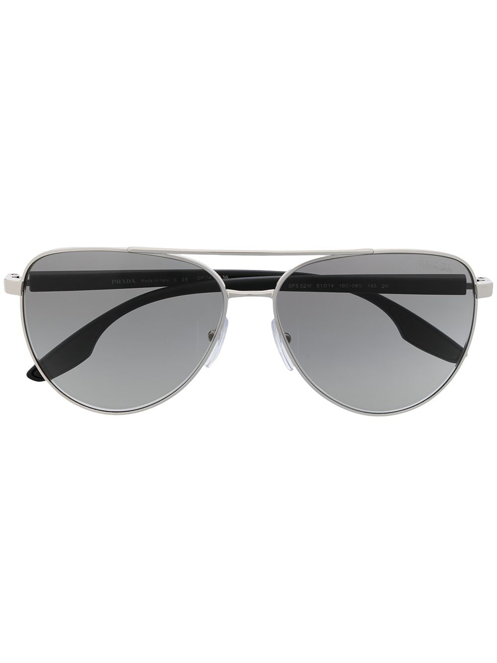 Prada Linea Rossa Linea Rossa pilot-frame sunglasses - Black von Prada Linea Rossa