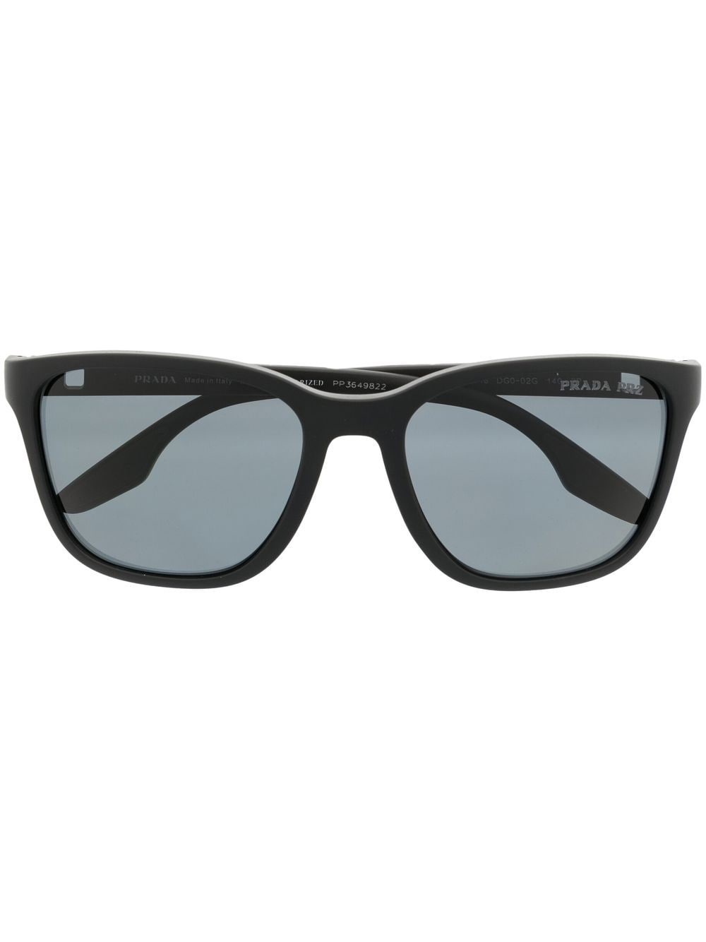 Prada Linea Rossa Linea Rossa square-frame sunglasses - Black von Prada Linea Rossa