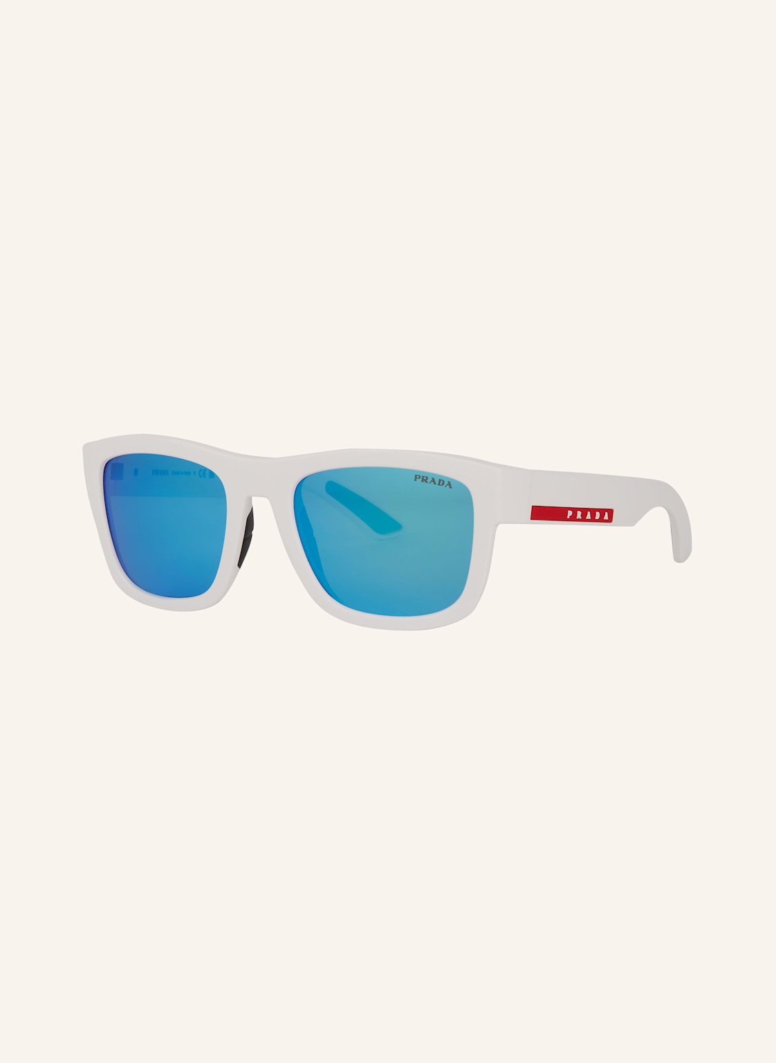 Prada Linea Rossa Sonnenbrille Ps 01zs weiss von Prada Linea Rossa