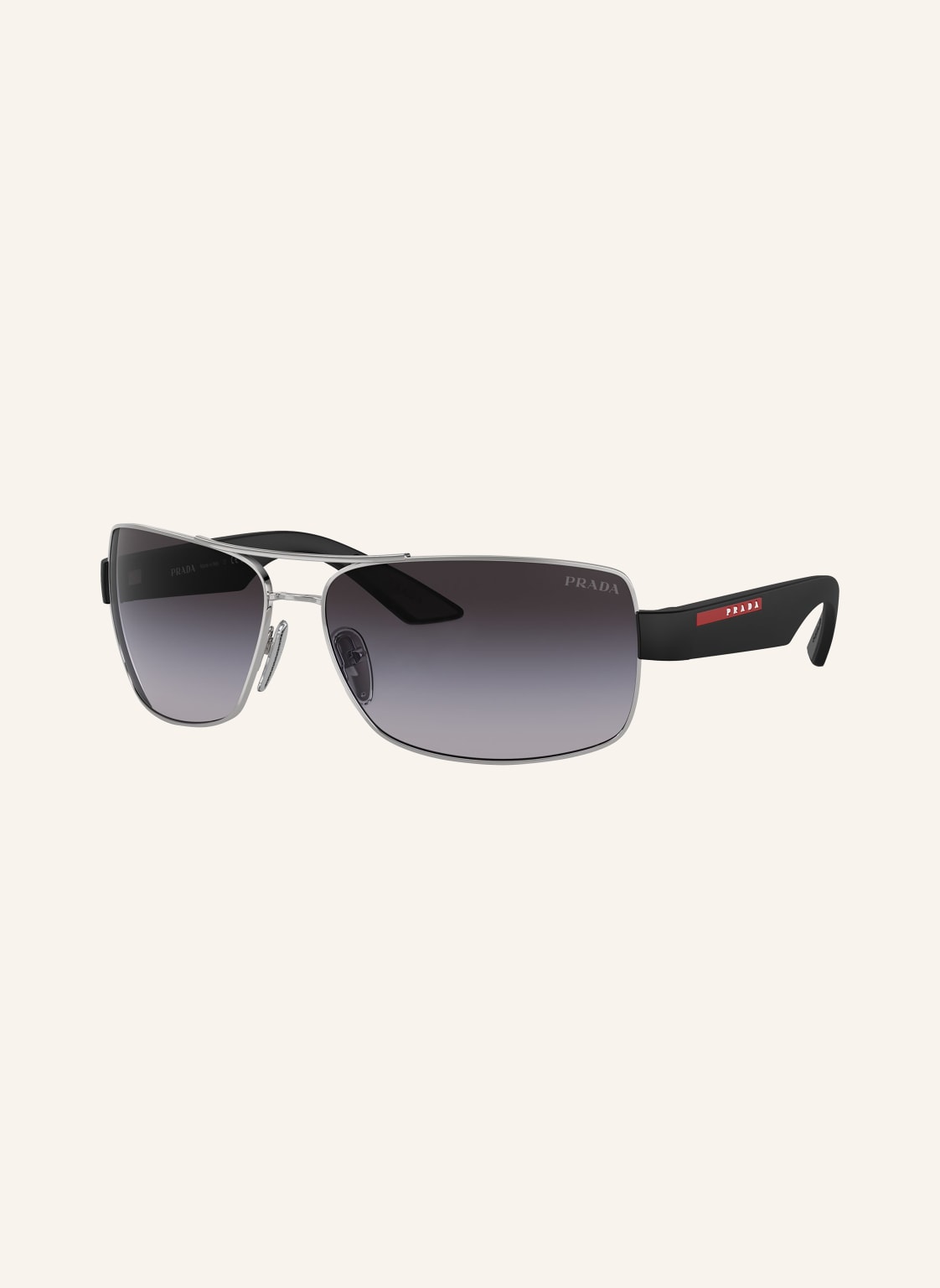 Prada Linea Rossa Sonnenbrille Ps 50zs silber von Prada Linea Rossa