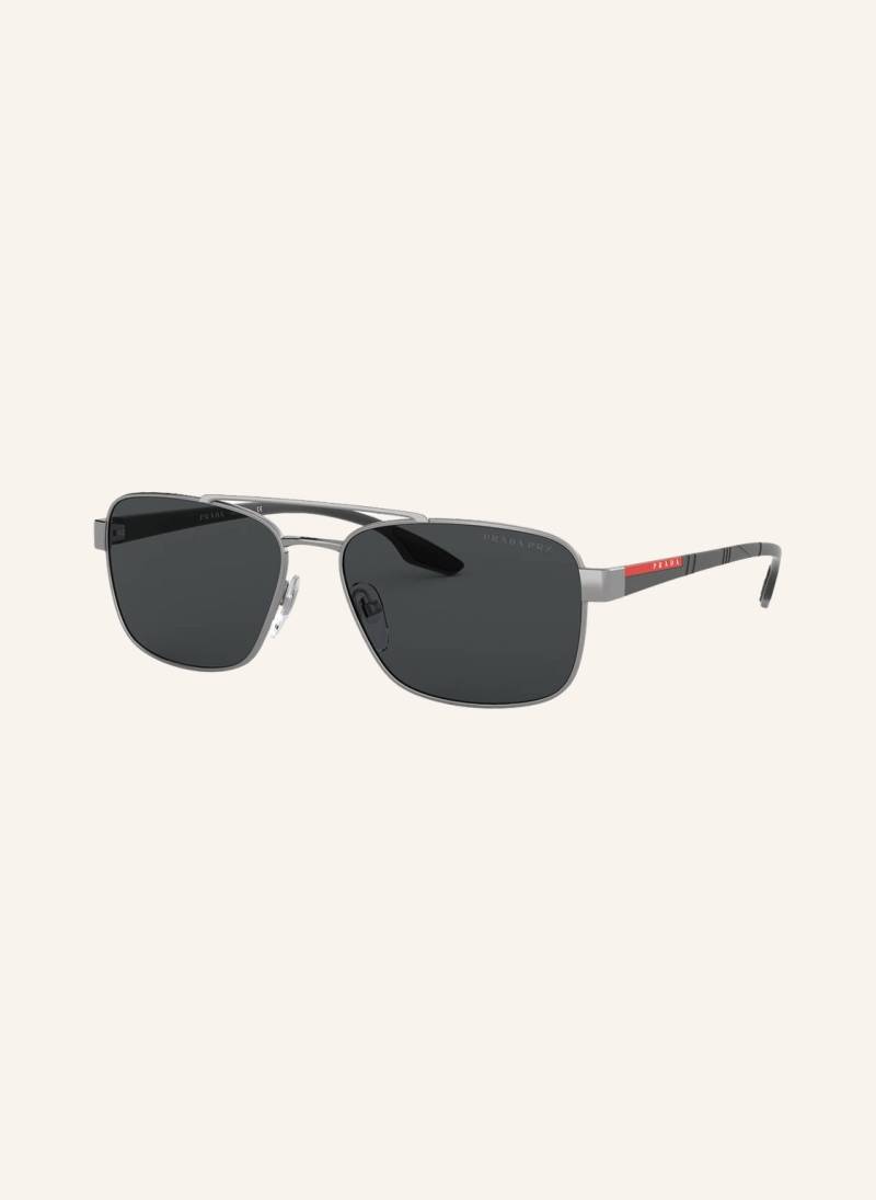 Prada Linea Rossa Sonnenbrille Ps 51us silber von Prada Linea Rossa