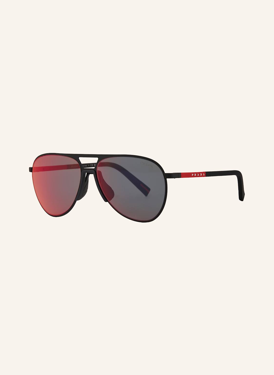 Prada Linea Rossa Sonnenbrille Ps 53zs schwarz von Prada Linea Rossa