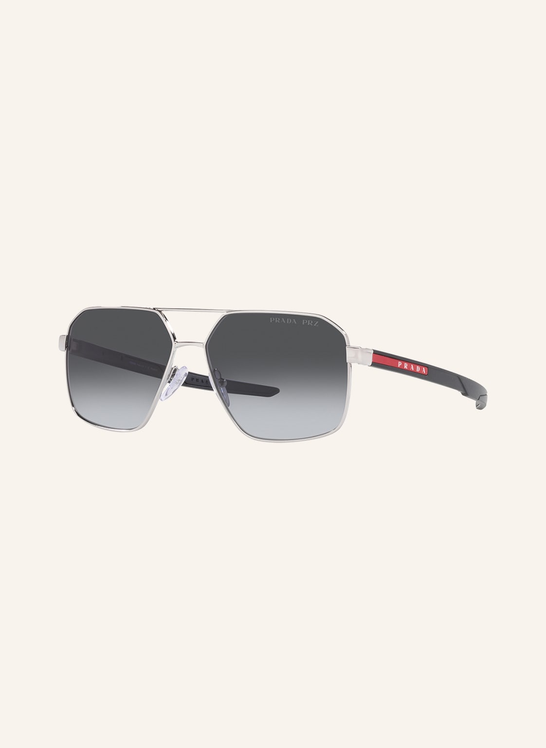 Prada Linea Rossa Sonnenbrille Ps 55ws silber