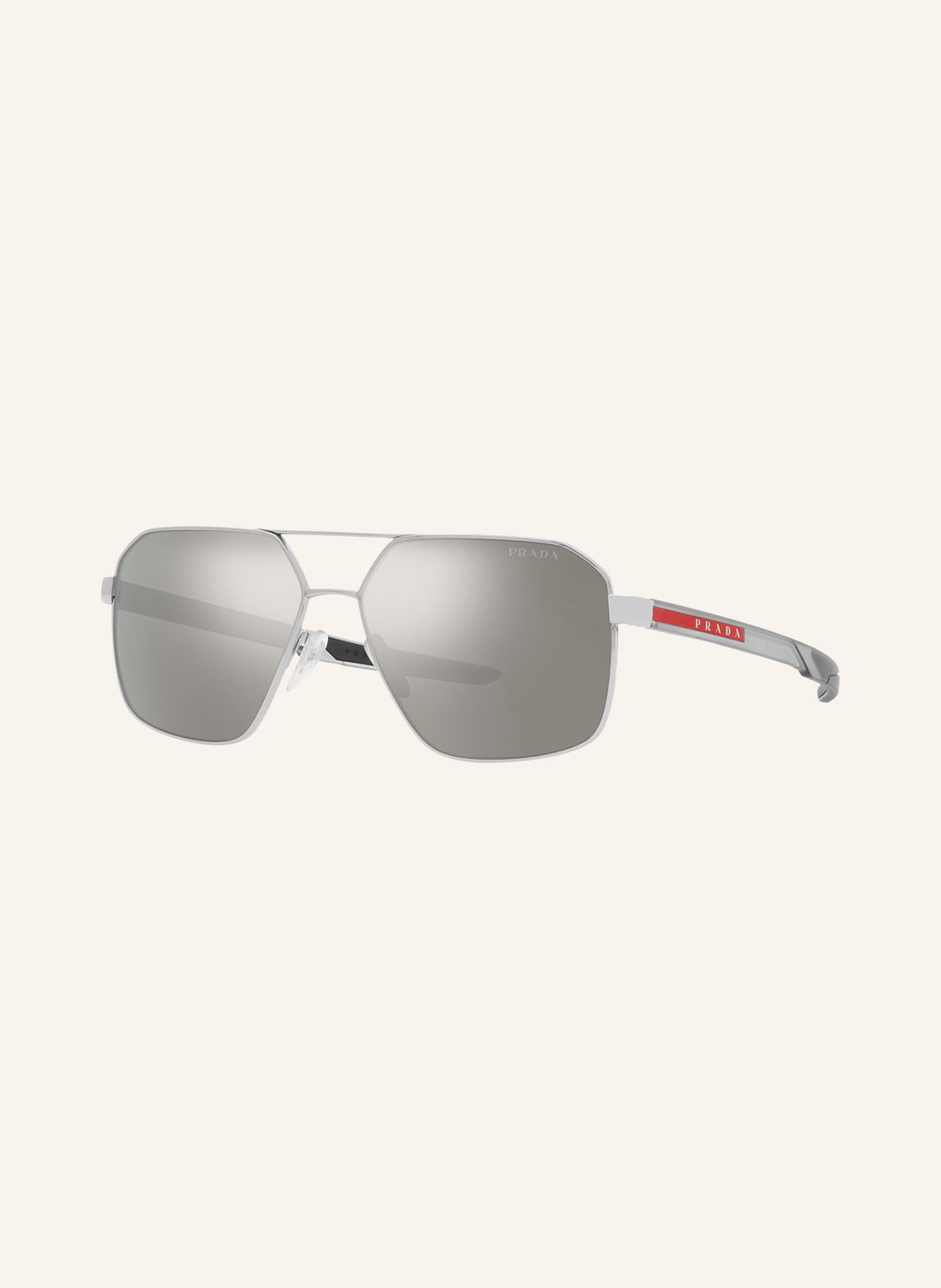 Prada Linea Rossa Sonnenbrille Ps 55ws silber von Prada Linea Rossa