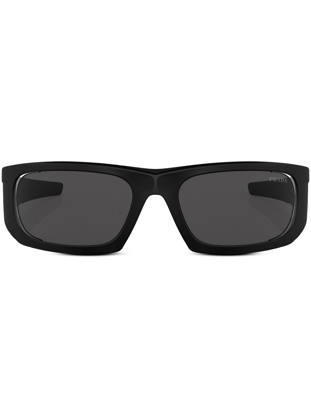 Prada Linea Rossa logo-print sunglasses - Black von Prada Linea Rossa
