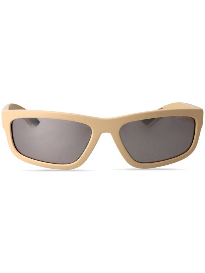 Prada Linea Rossa rectangle-frame sunglasses - Neutrals von Prada Linea Rossa