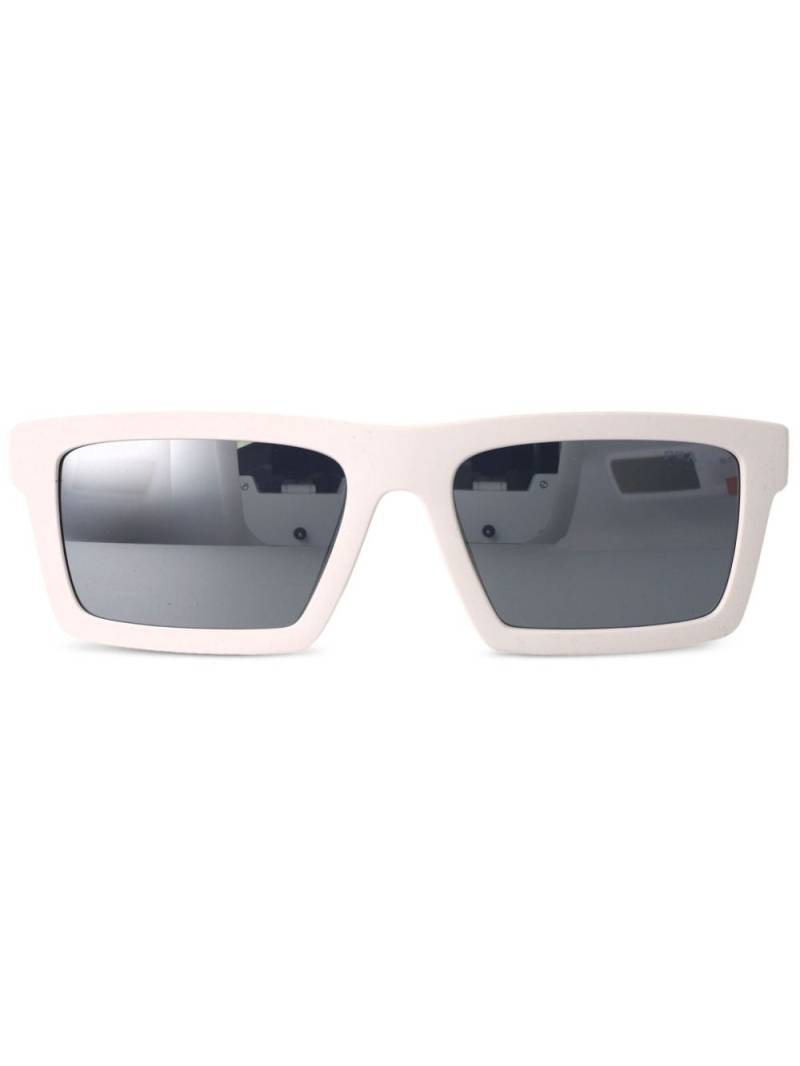 Prada Linea Rossa rectangle-frame sunglasses - White von Prada Linea Rossa