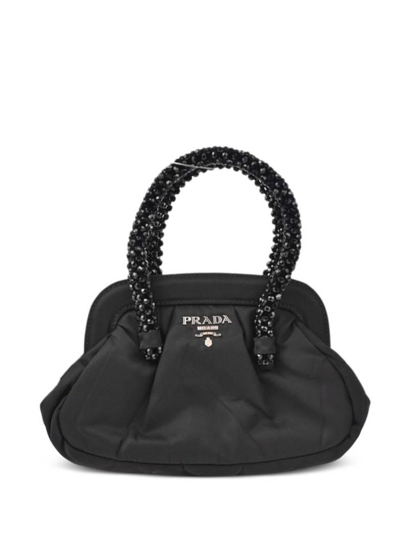 Prada Pre-Owned 1990-2000s beaded-handle handbag - Black von Prada Pre-Owned