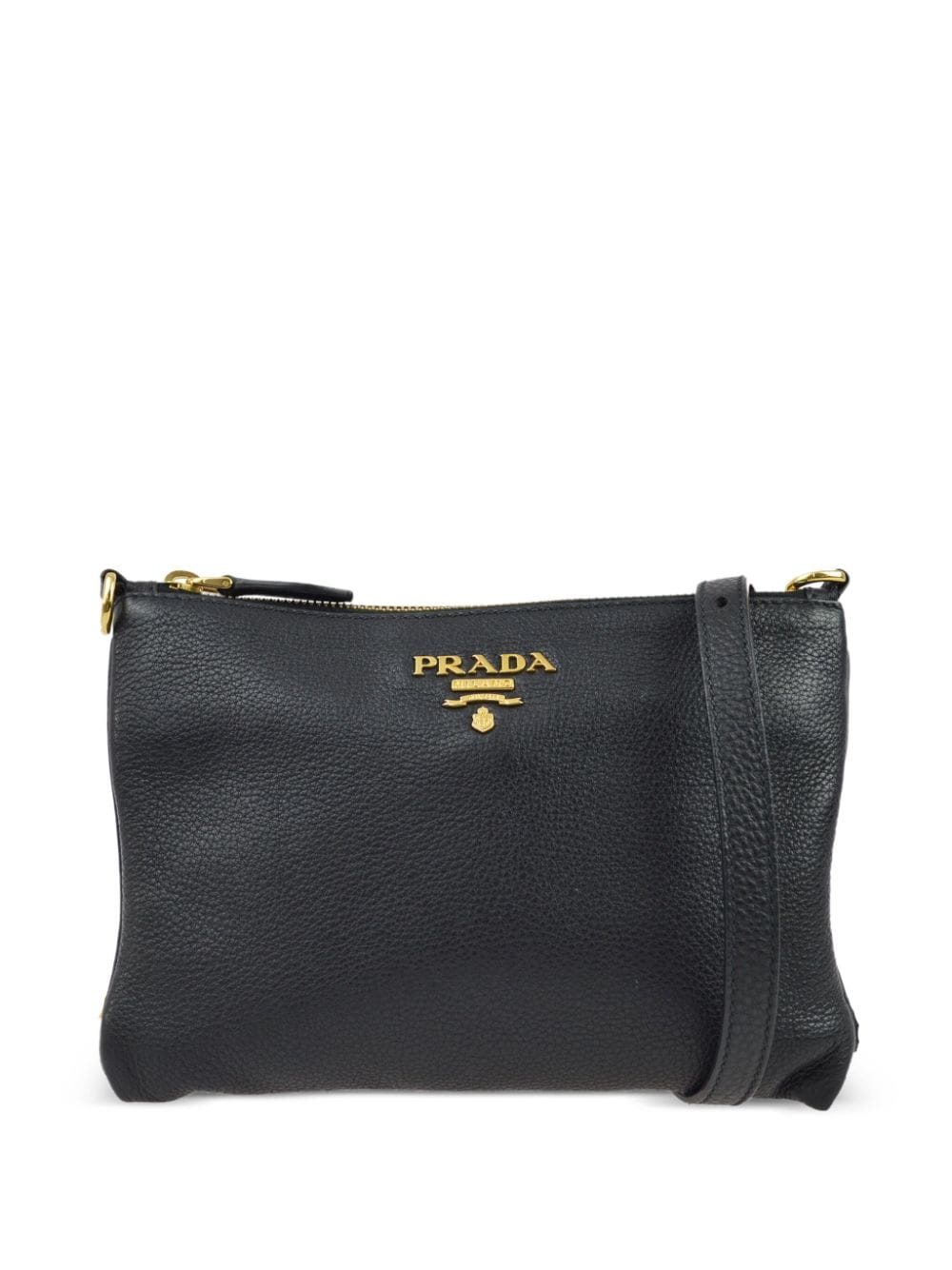 Prada Pre-Owned 1990-2000s logo-appliqué cross body bag - Black von Prada Pre-Owned