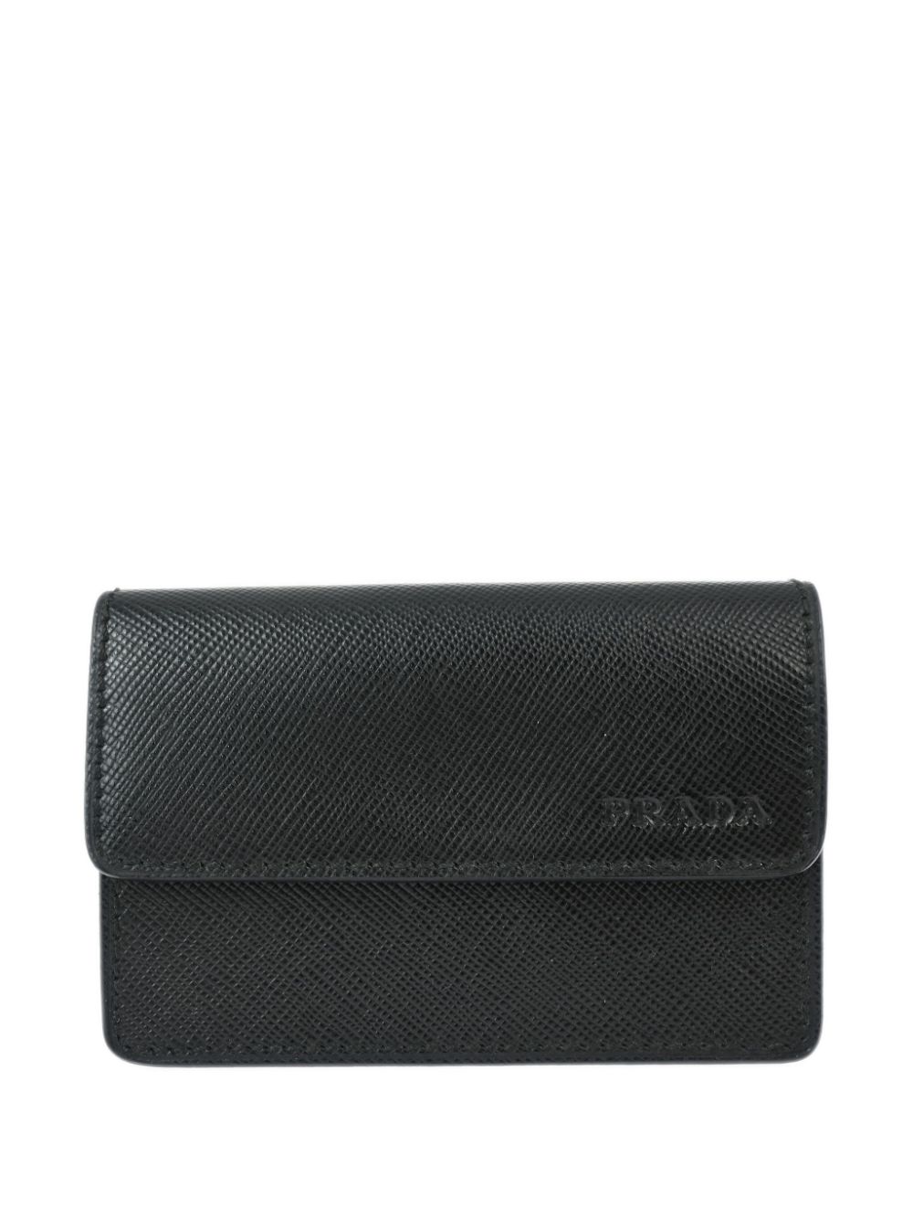 Prada Pre-Owned 1990-2000s logo-debossed wallet - Black von Prada Pre-Owned