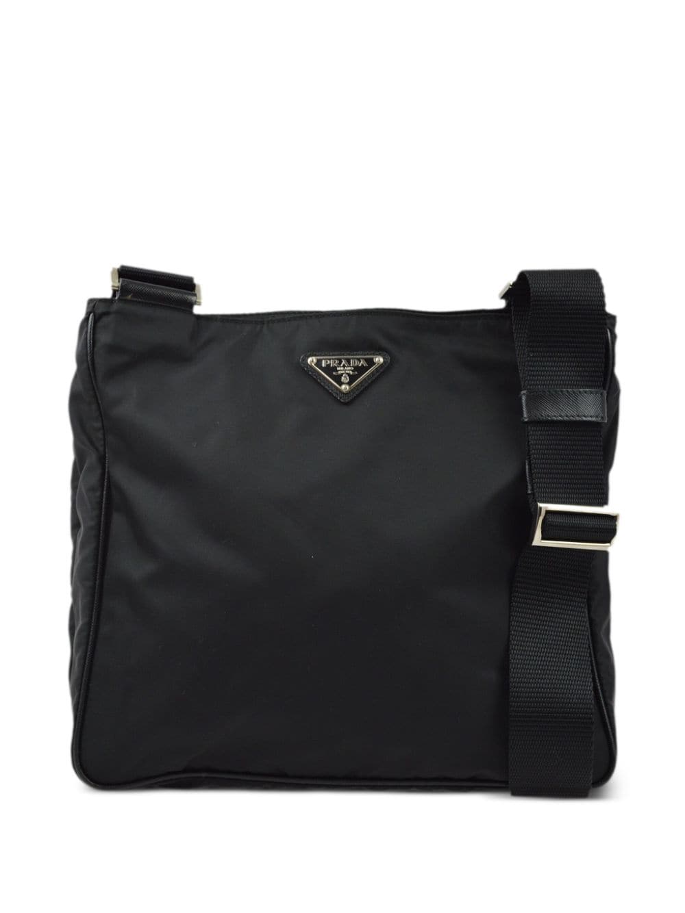 Prada Pre-Owned 1990-2000s triangle-logo crossbody bag - Black von Prada Pre-Owned