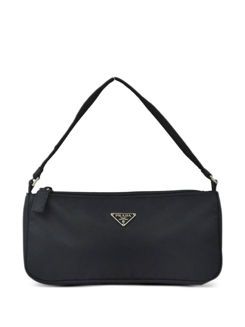 Prada Pre-Owned 1990-2000s triangle-logo handbag - Black von Prada Pre-Owned