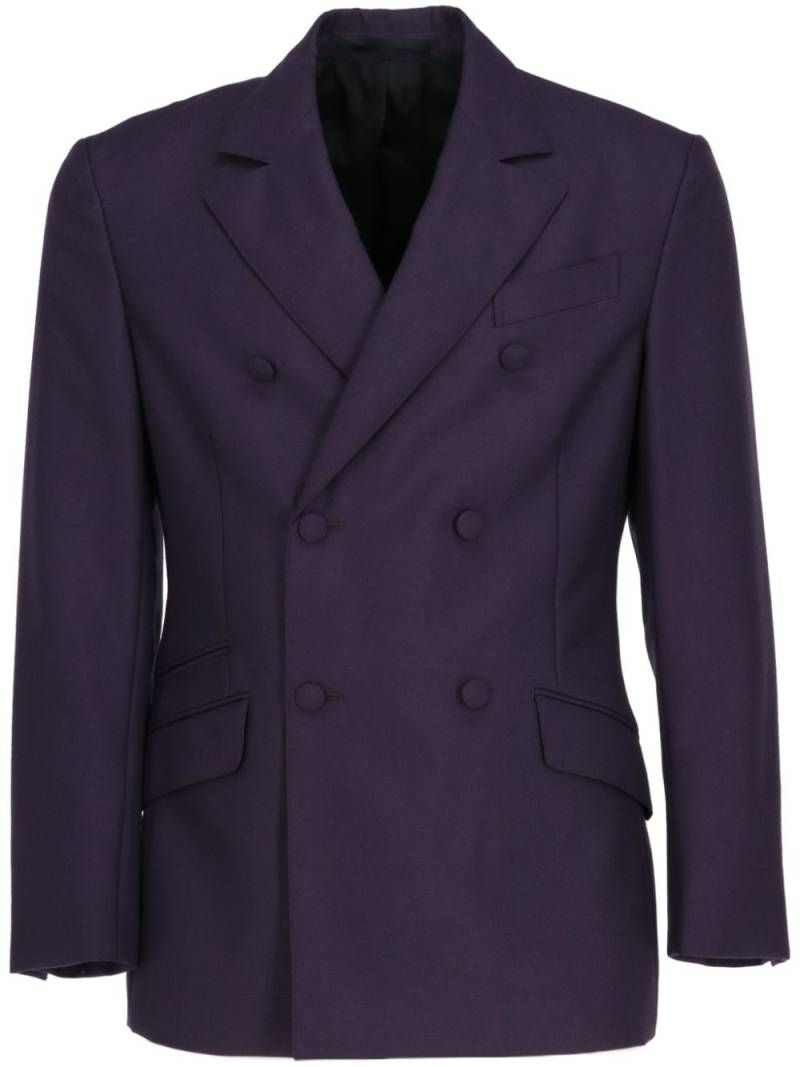 Prada Pre-Owned 1990s double-breasted blazer - Purple von Prada Pre-Owned