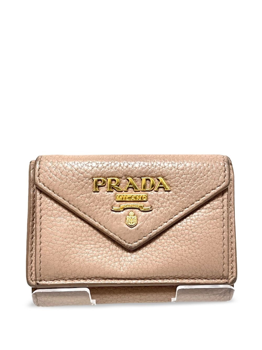 Prada Pre-Owned 2000-2013 Vitello Daino Leather Compact Wallet small wallets - Pink von Prada Pre-Owned