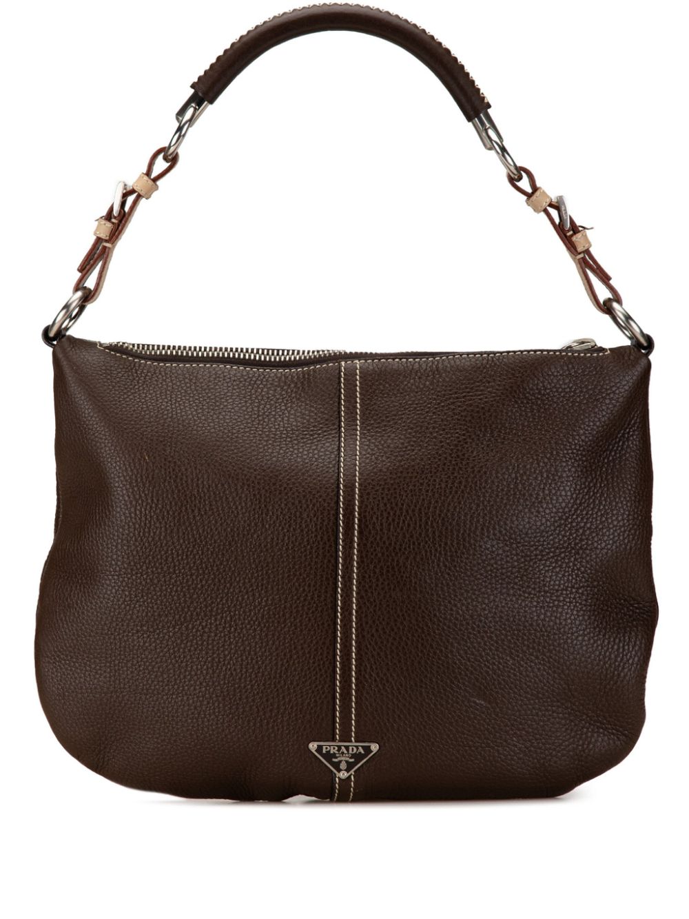 Prada Pre-Owned 2000-2013 Vitello Daino hobo bag - Brown von Prada Pre-Owned