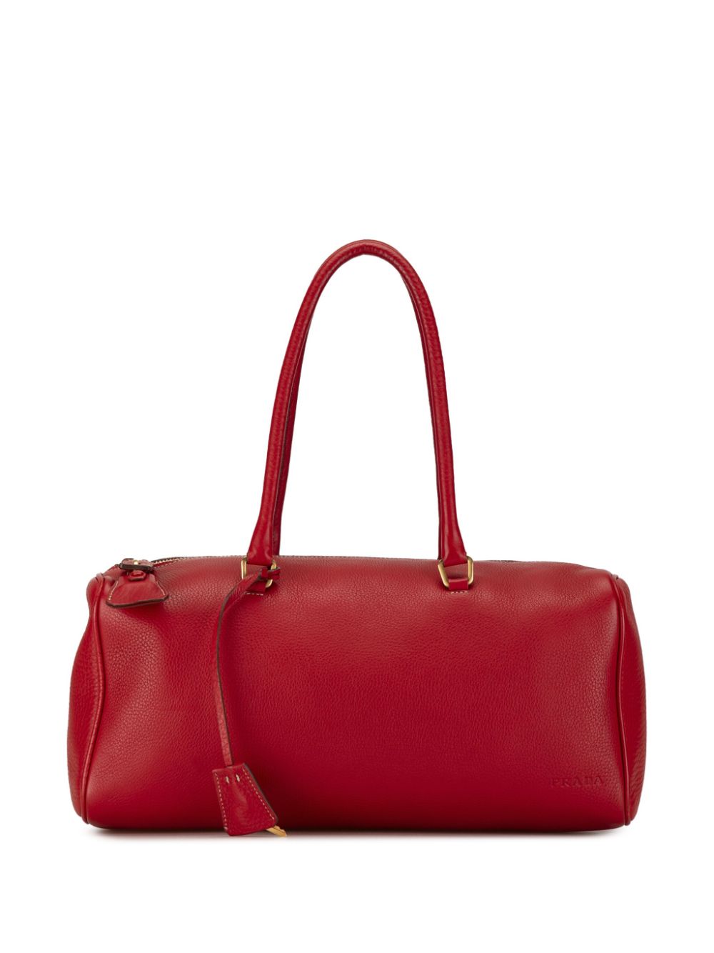 Prada Pre-Owned 2000-2023 Vitello Daino boston bag - Red von Prada Pre-Owned