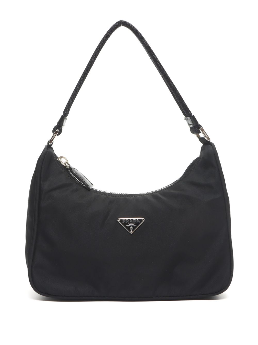 Prada Pre-Owned 2000 triangle-logo shoulder bag - Black von Prada Pre-Owned