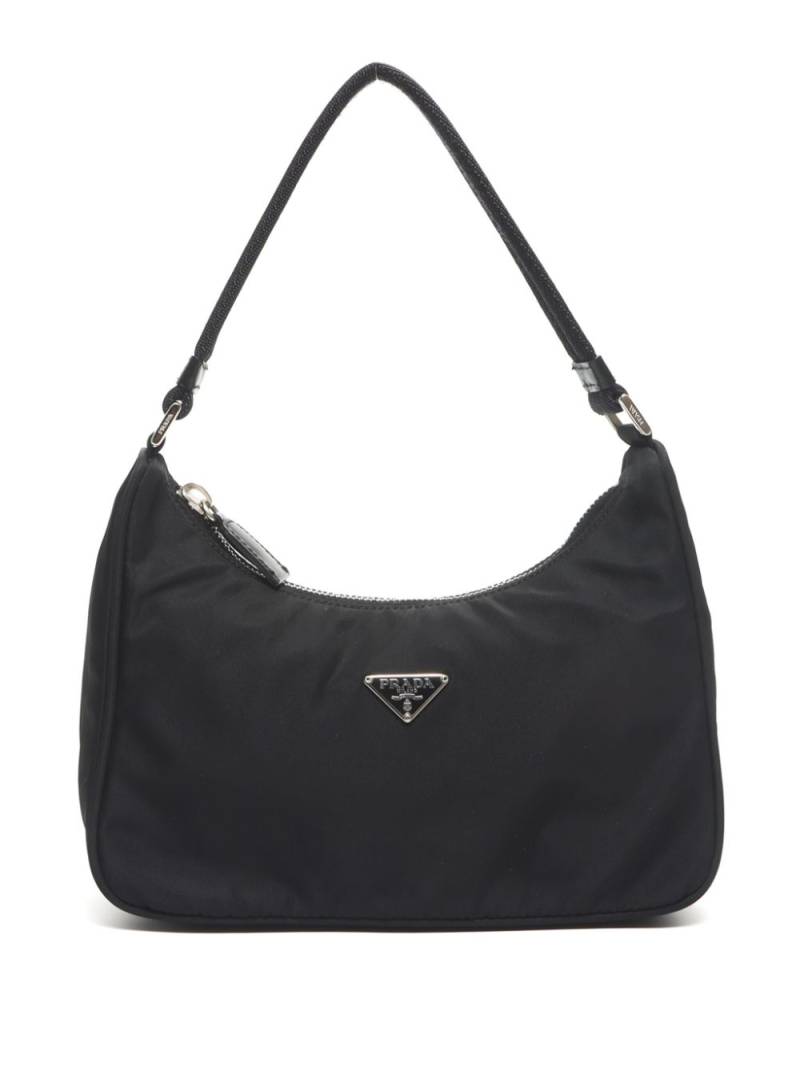 Prada Pre-Owned 2000 triangle-logo shoulder bag - Black von Prada Pre-Owned