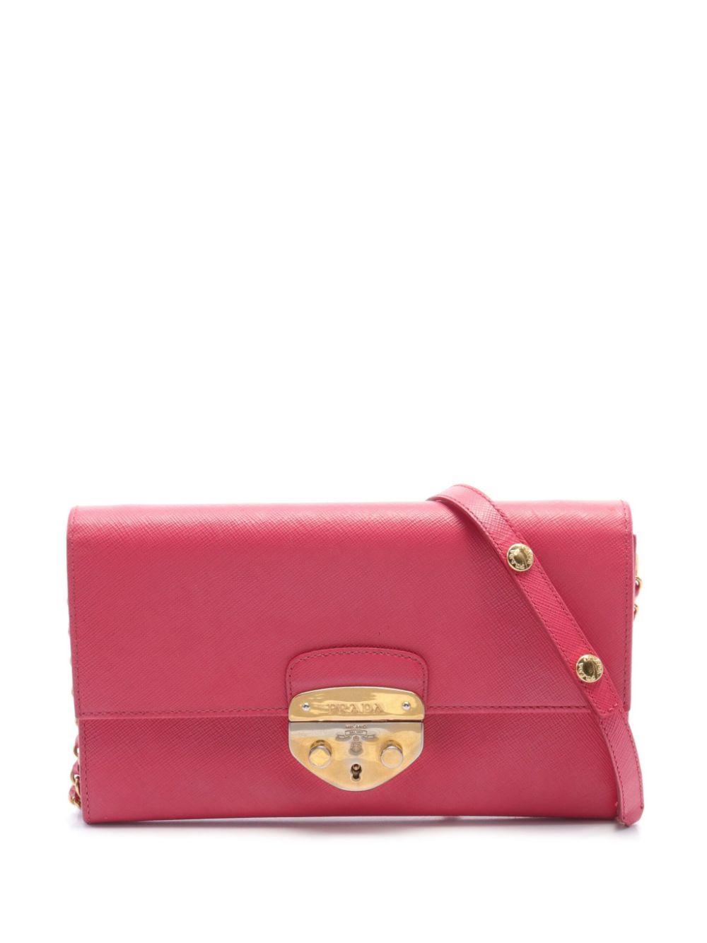 Prada Pre-Owned 2000s chain wallet shoulder bag - Pink von Prada Pre-Owned