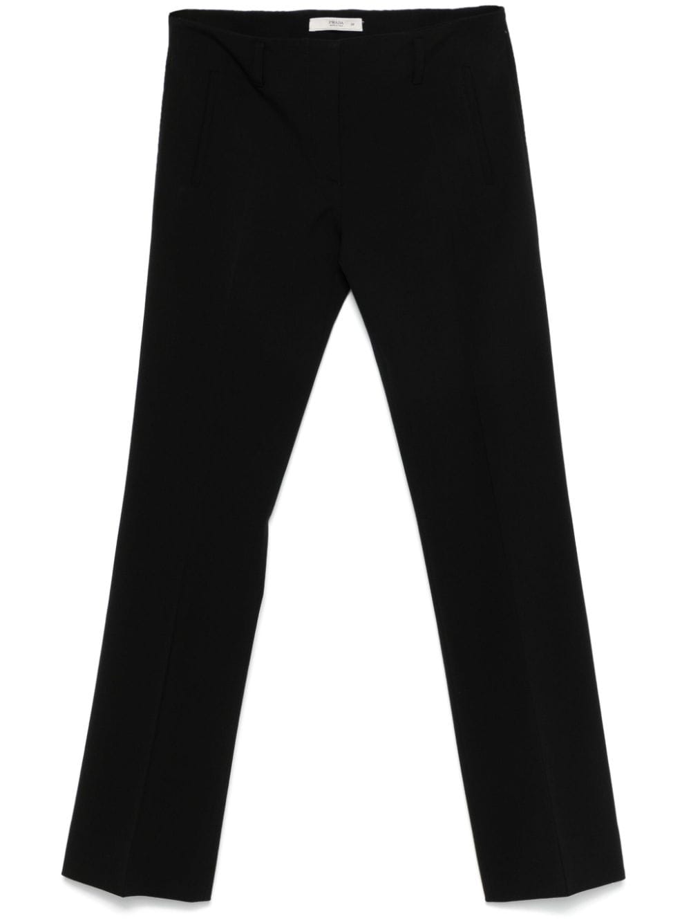 Prada Pre-Owned 2000s flared trousers - Black von Prada Pre-Owned