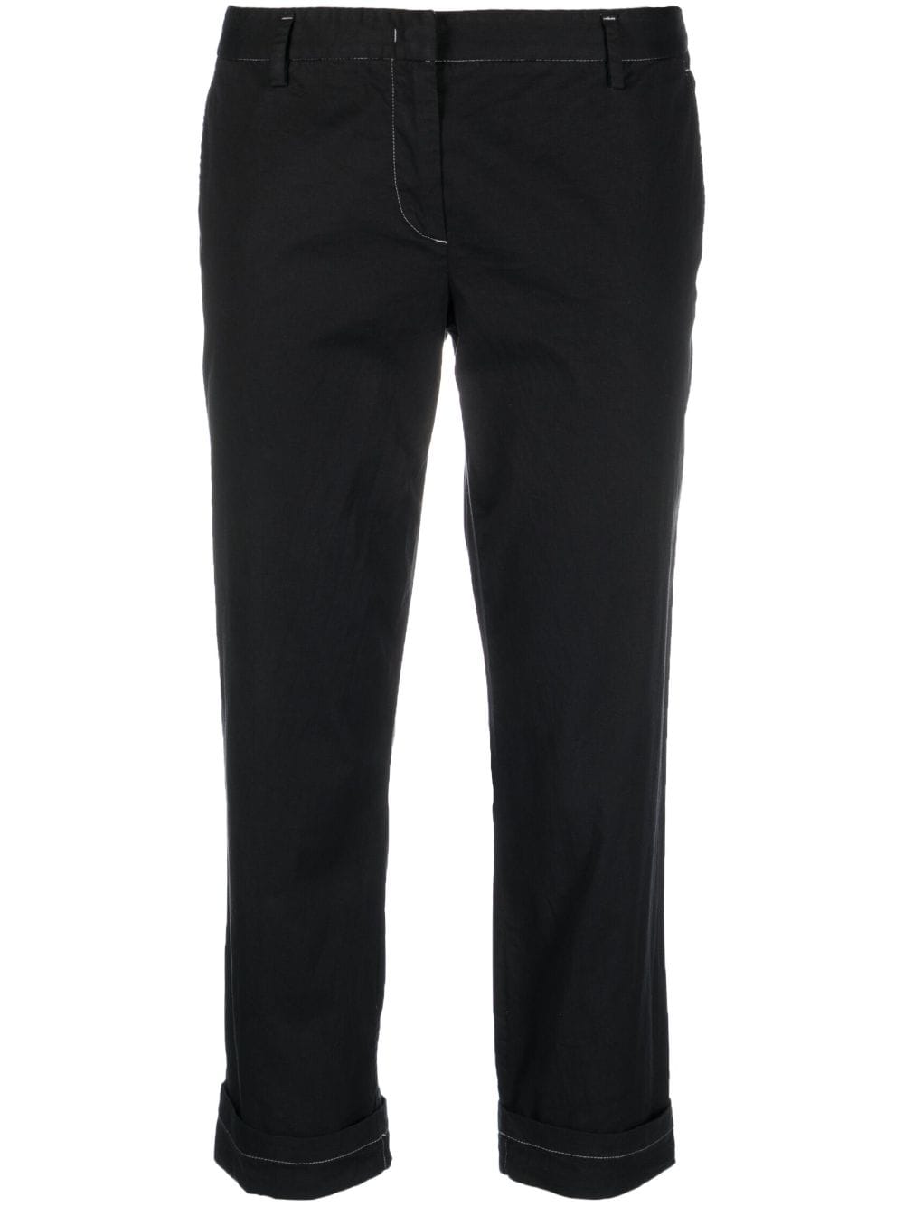 Prada Pre-Owned 2000s low-rise cropped trousers - Black von Prada Pre-Owned