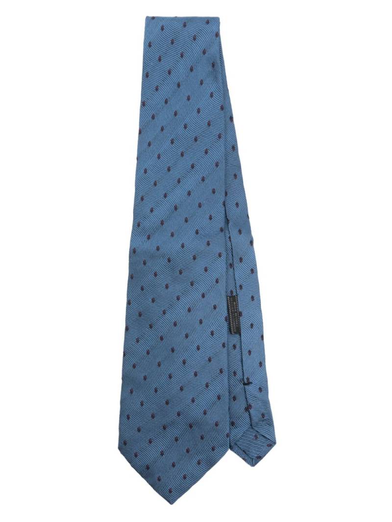 Prada Pre-Owned 2000s polka-dot tie - Blue von Prada Pre-Owned