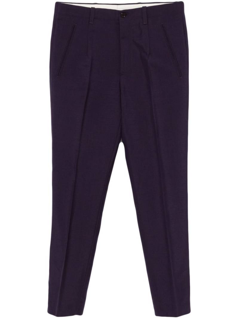 Prada Pre-Owned 2000s tapered trousers - Purple von Prada Pre-Owned