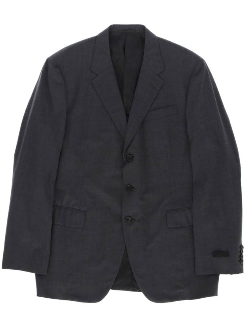 Prada Pre-Owned 2000s wool blazer - Grey von Prada Pre-Owned